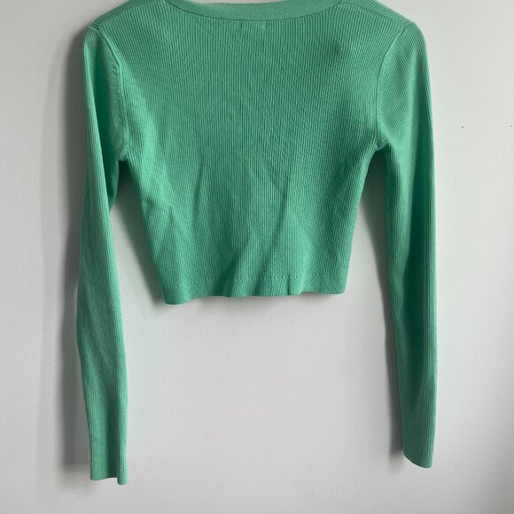 Longsleeve green Garage top size XS - Picture 2 of 4